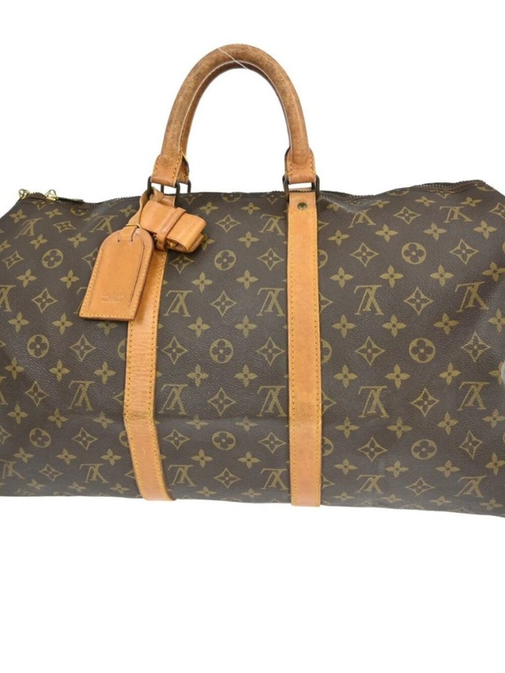LOUIS VUITTON KEEPALL 50 TRAVEL HANDBAG MONOGRAM M41426 MB852 YQ06608 - Picture 2 of 15